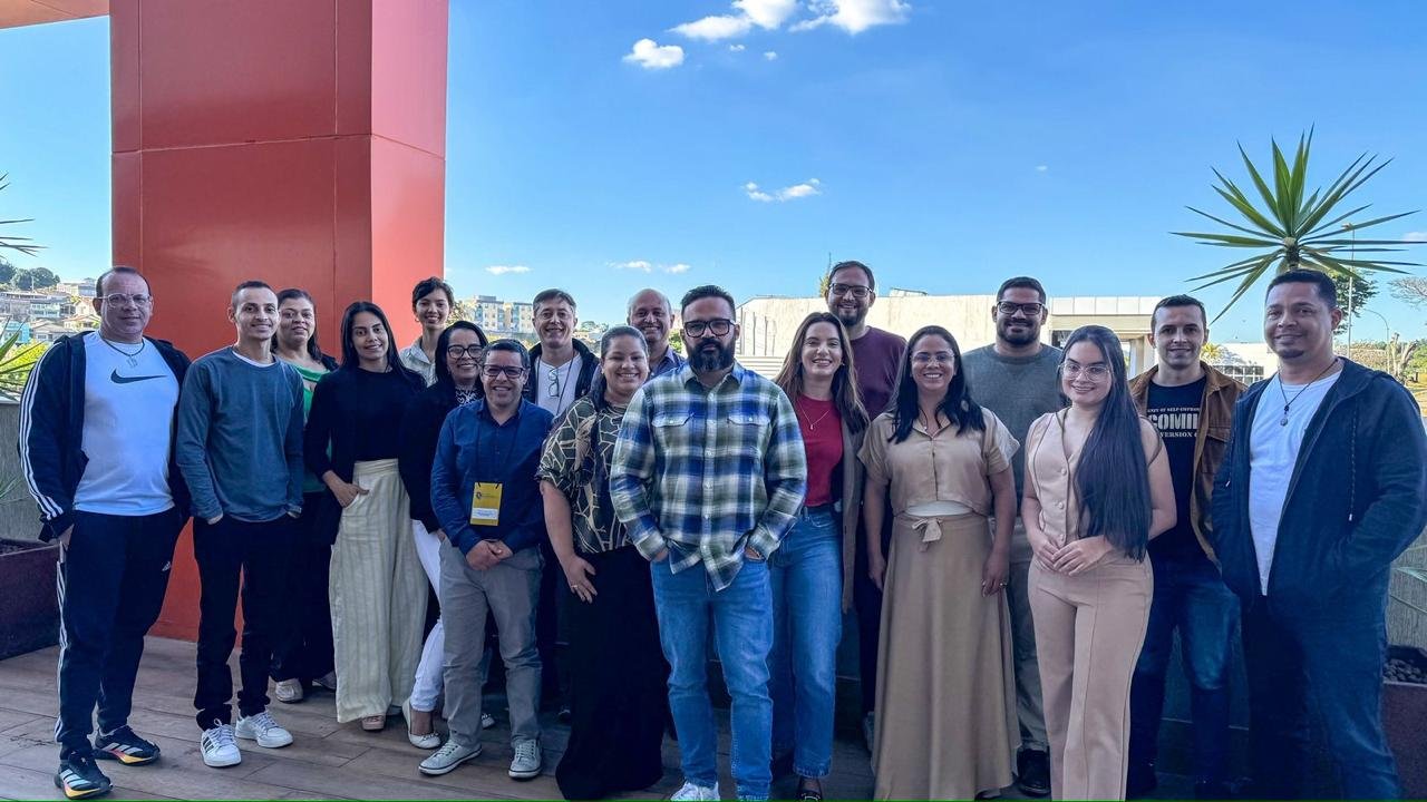 Foto de grupo da turma — encerramento